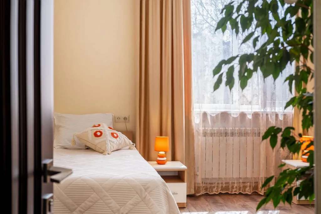 Квартира c Двумя Раздельными Спальнями и Балконом