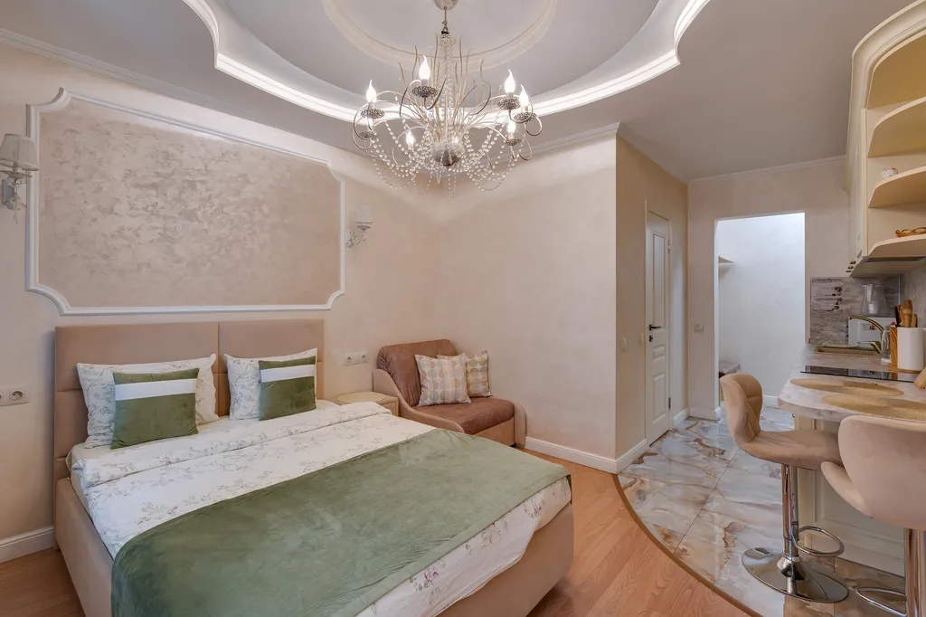 Уютный апартамент в теплых тонах