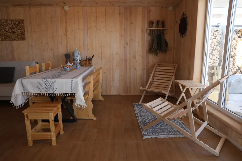 Новый дом с баней и купелью до 8 человек