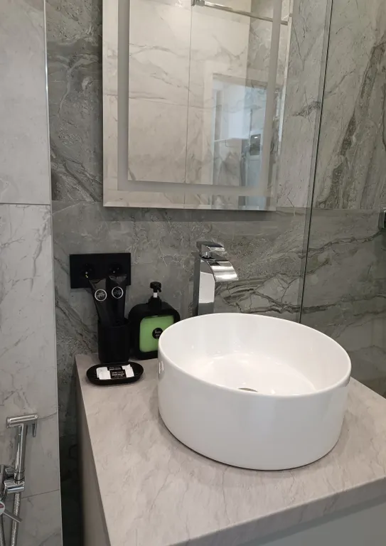 Апартамент BaltMarine с видом на море в доме на пляже