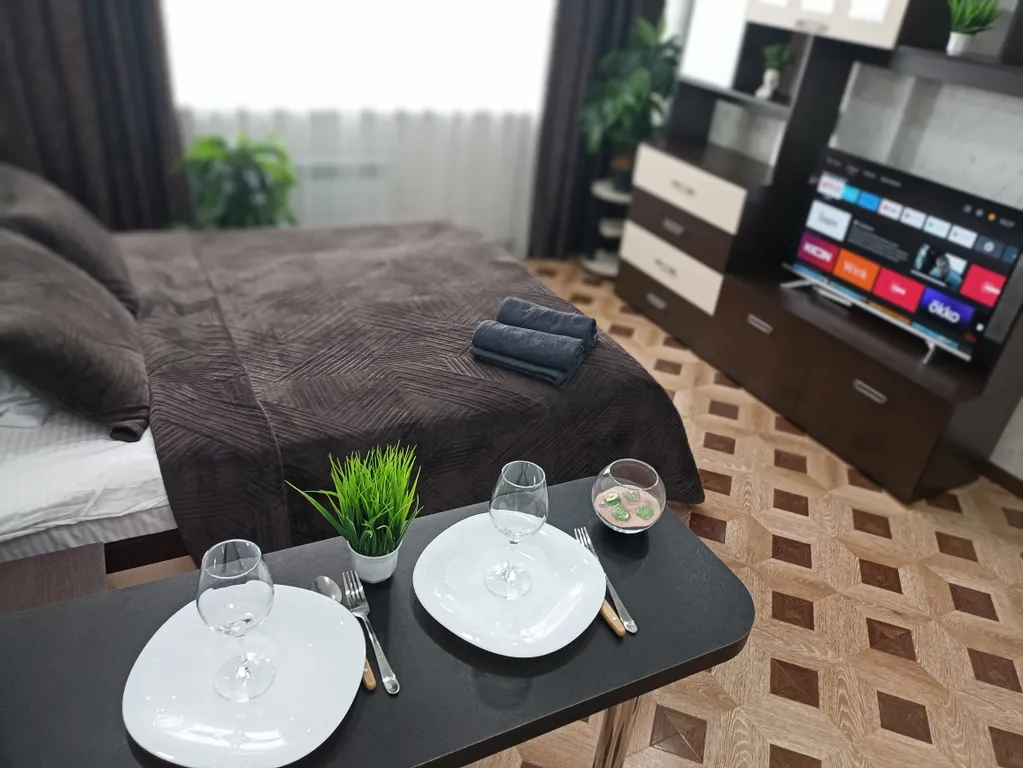 Современная студия в новом доме