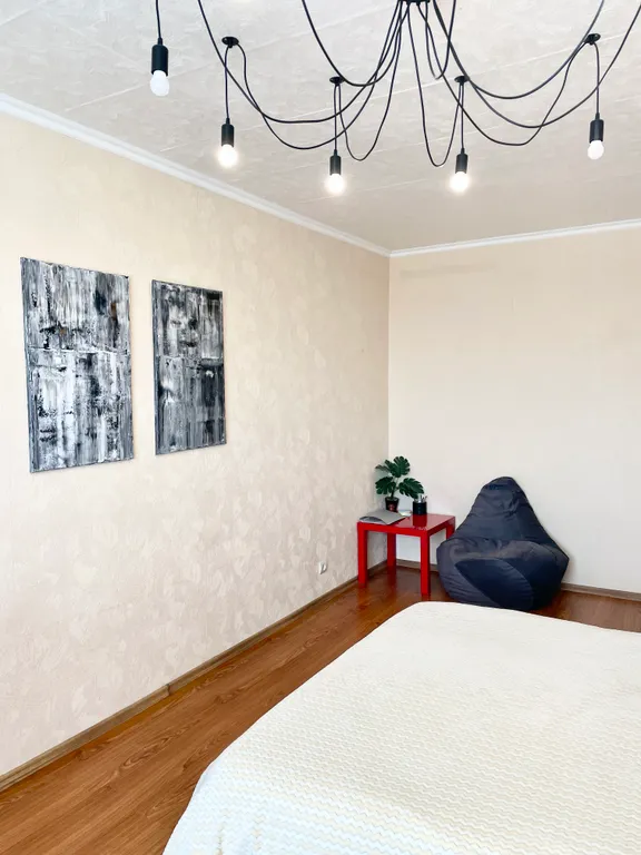 Квартира с балконом и видом на вулкан