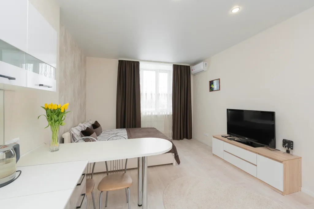 Комфортабельная студия в апартаментах Меланж