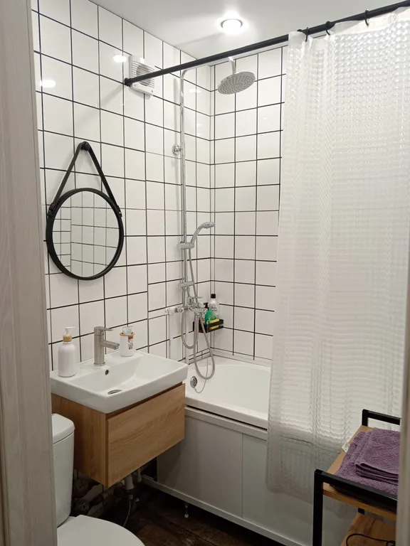 Чистая и уютная квартира в стиле лофт