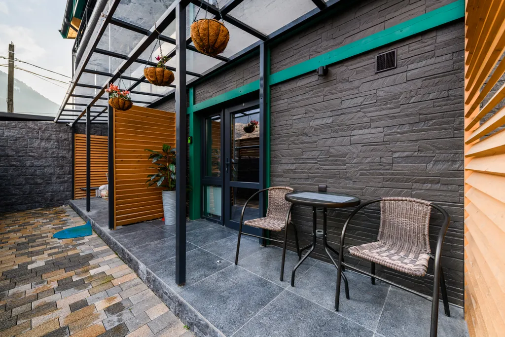 Уютная Студия с террасой Green Oplot Apartments