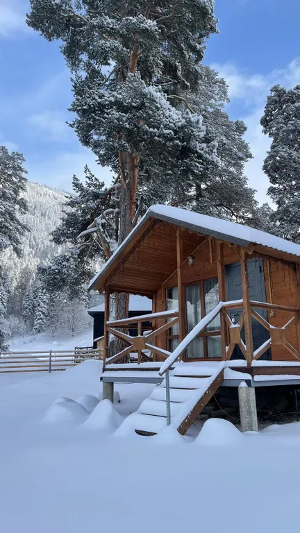 Шале с видом на горы