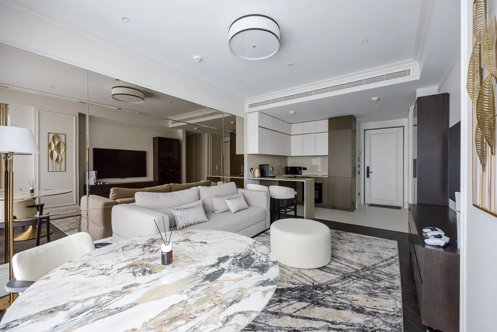 Квартира Евродвушка в 5-звездночном комплексе — аренда посуточно в Москва