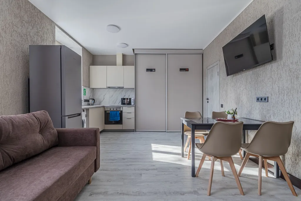 Большая студия для отдыха и восстановления после долгой поездки