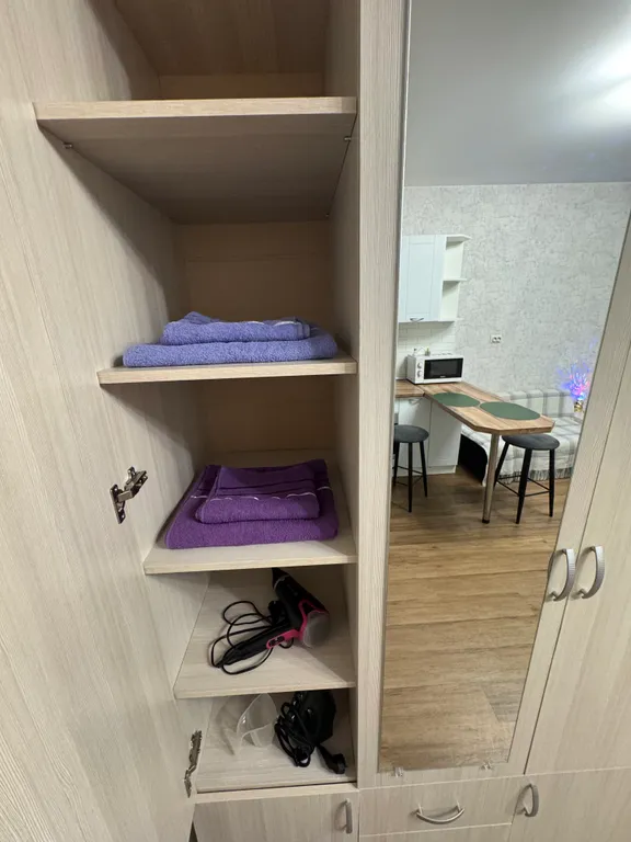 Просторная студия у метро Девяткино, парка и ТЦ Небо рядом