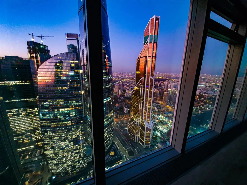 2-комнатные lux апартаменты Москва сити на 54 этаже