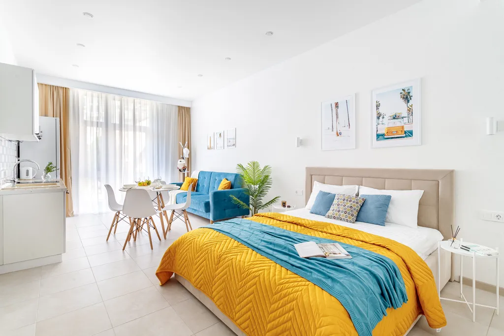 Квартира Квартира Уютная студия от Home Group apartments — Геленджик