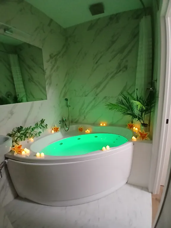 Квартира Квартира Tropic SPA Studio с джакузи XXL и тропическим душем в уютном центре — Минск