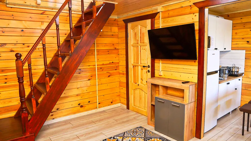 Эко коттедж с видом на море на 6 человек с отдельным двором