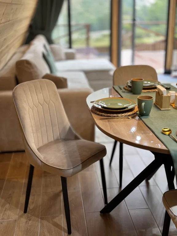 Уютный домик с панорамным видом на горы