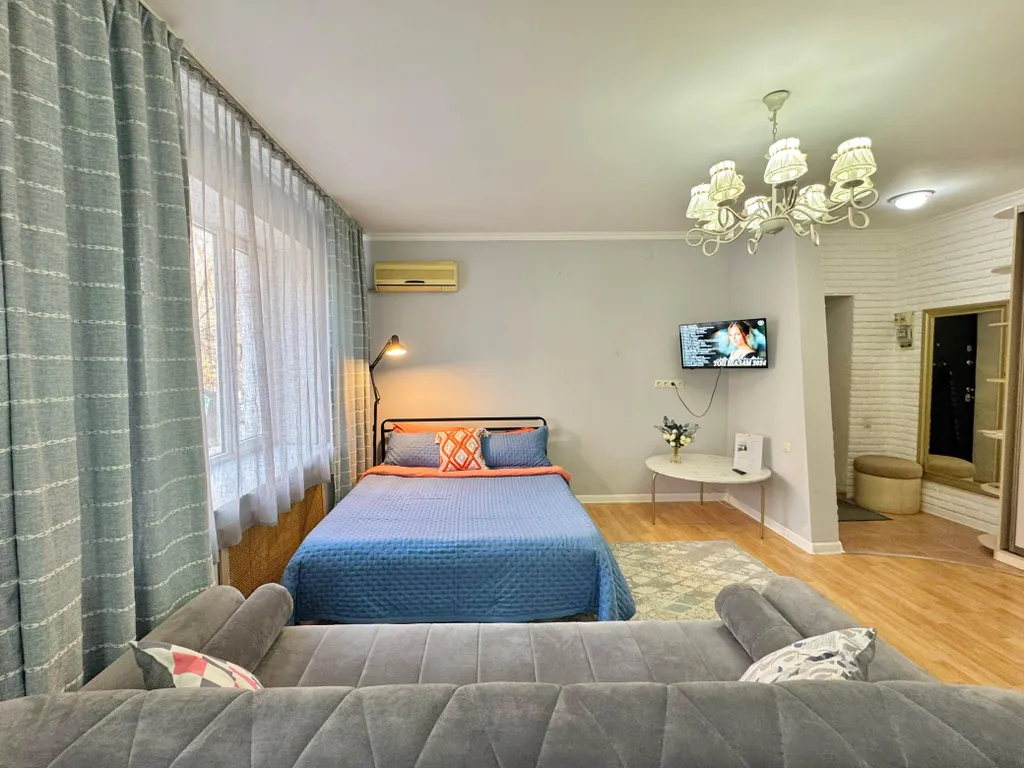 Квартира Open line abay, 2 комнаты в центре алматы — Алматы