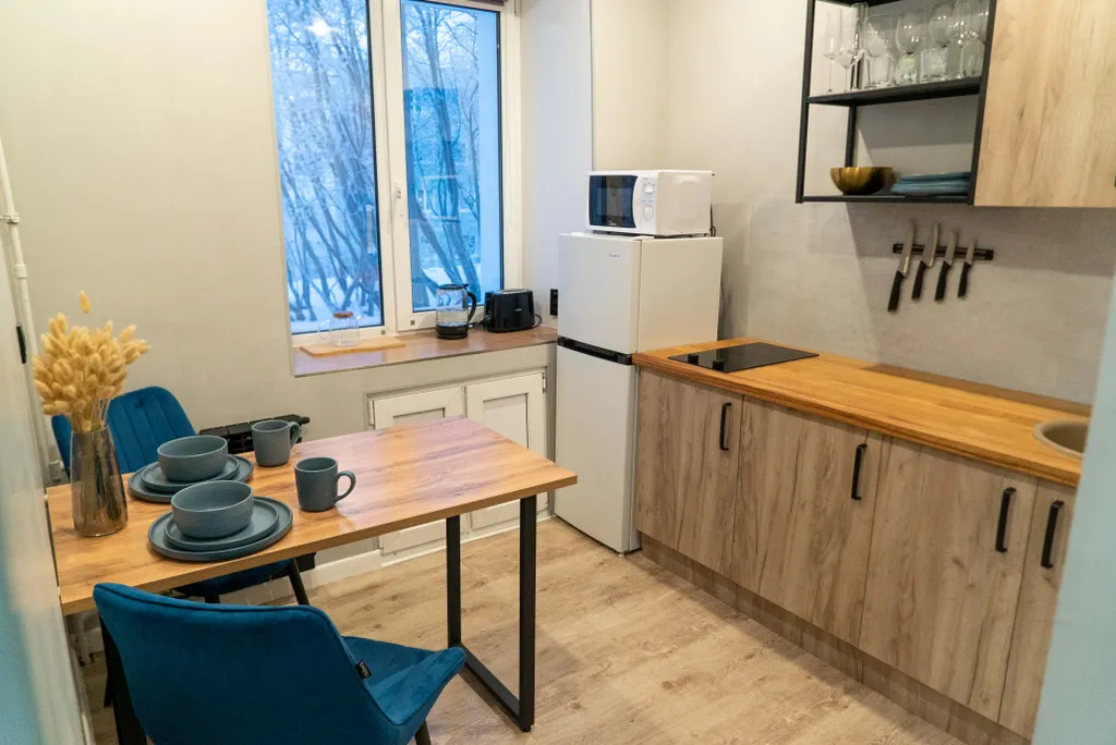 Однокомнатная квартира в центре города и видом на горы