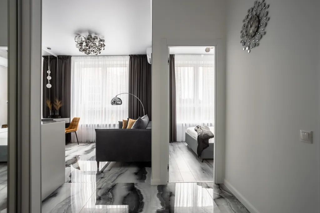 Квартира АПАРТАМЕНТЫ 'ГРАФИТ ФЛЭТПОРТ' ДВУХКОМНАТНЫЕ — Москва