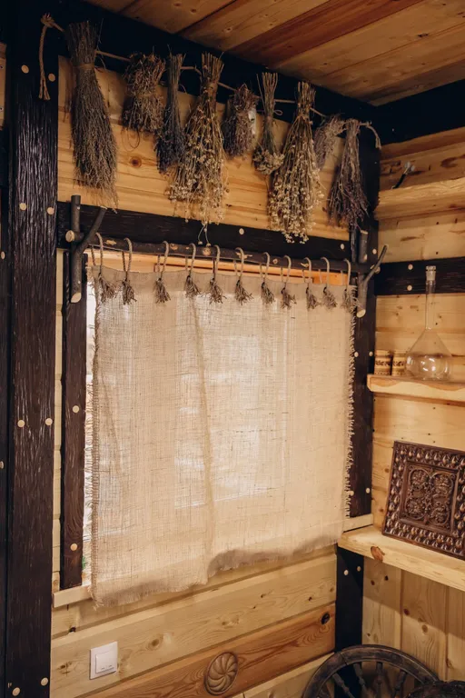 Домик в лесу с баней и чаном, A-frame Forest story