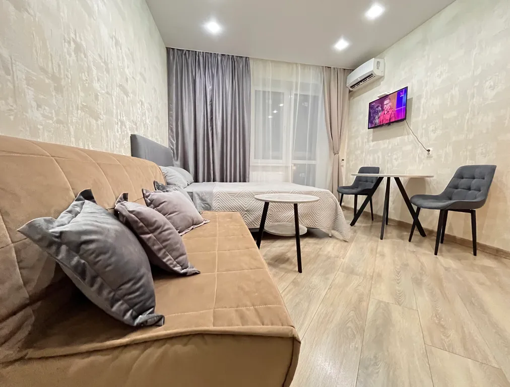 Квартира Комфортная квартира-студия с прекрасным видом на город — Краснодар