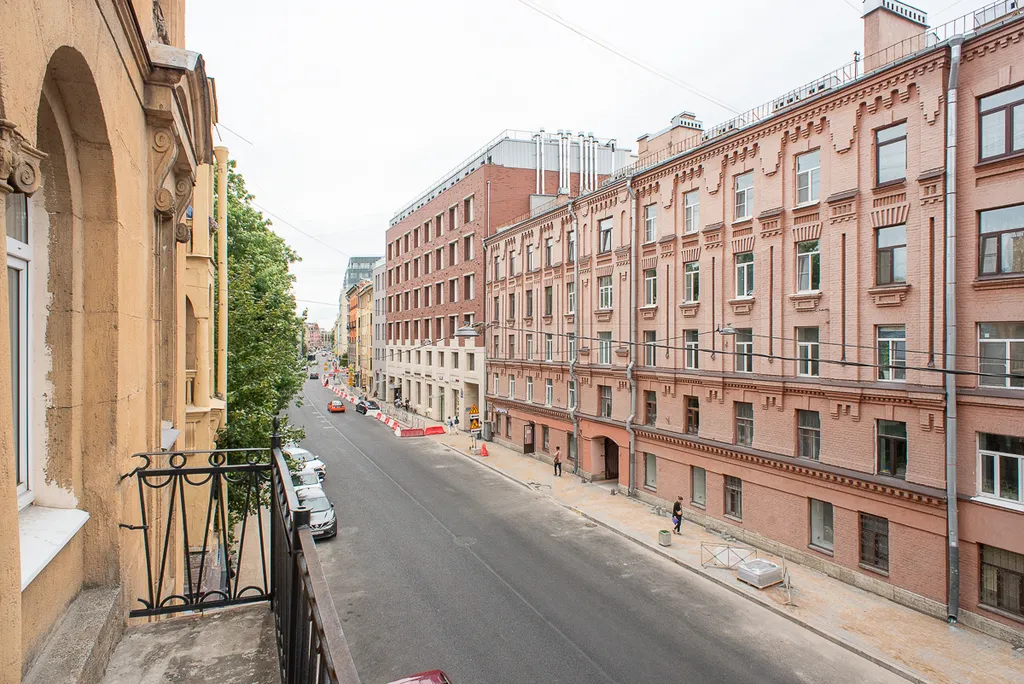 Квартира Квартира Стильная студия с балконом — Санкт-Петербург
