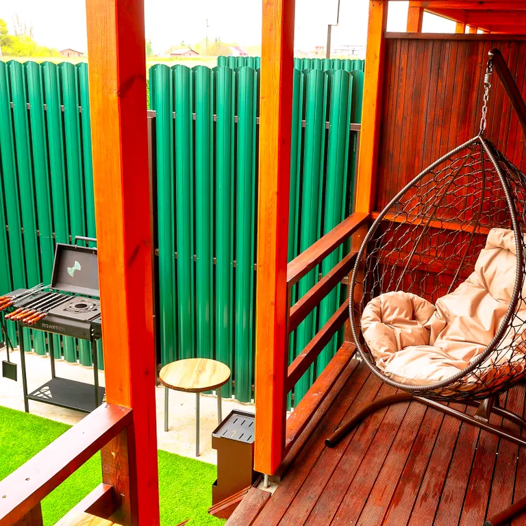 Эко коттедж с видом на море на 6 человек с отдельным двором