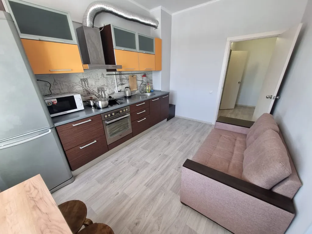 Уютная однокомнатная квартира с видом на реку