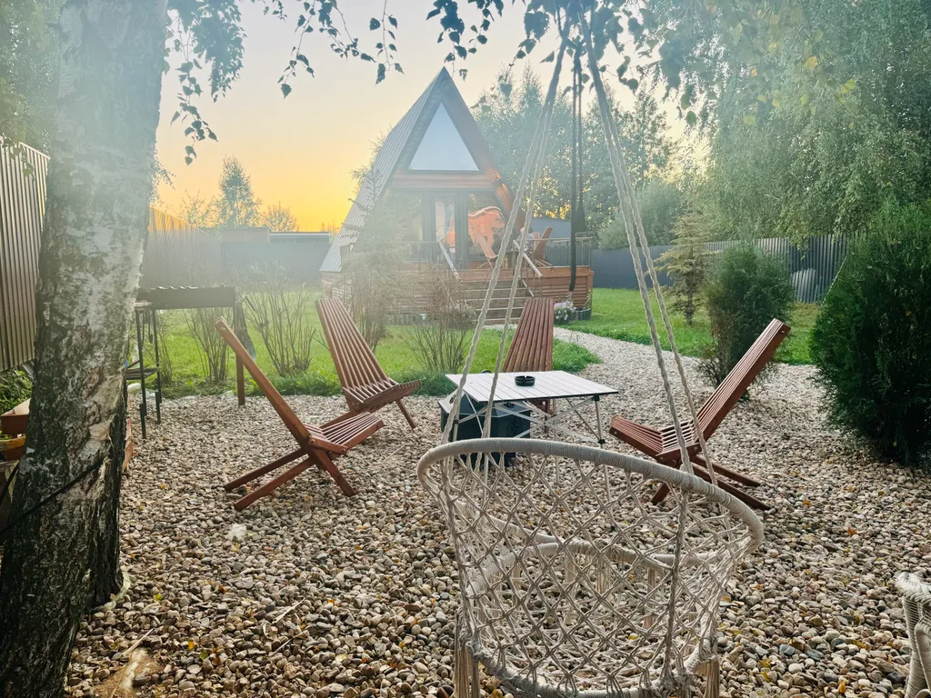 Уютный A-frame дом