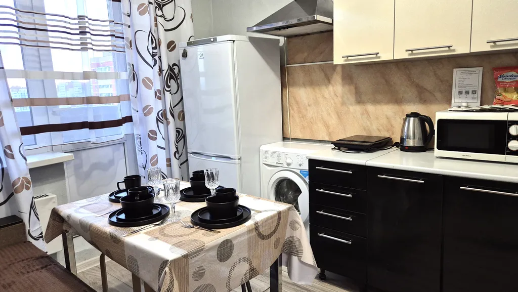 Уютная квартира в новостройке с тремя спальными местами