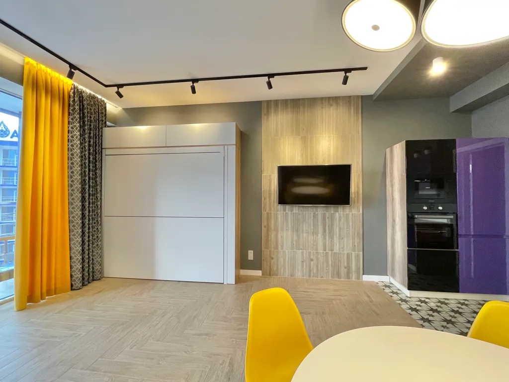 Апартаменты с видом на морской закат и бассейн