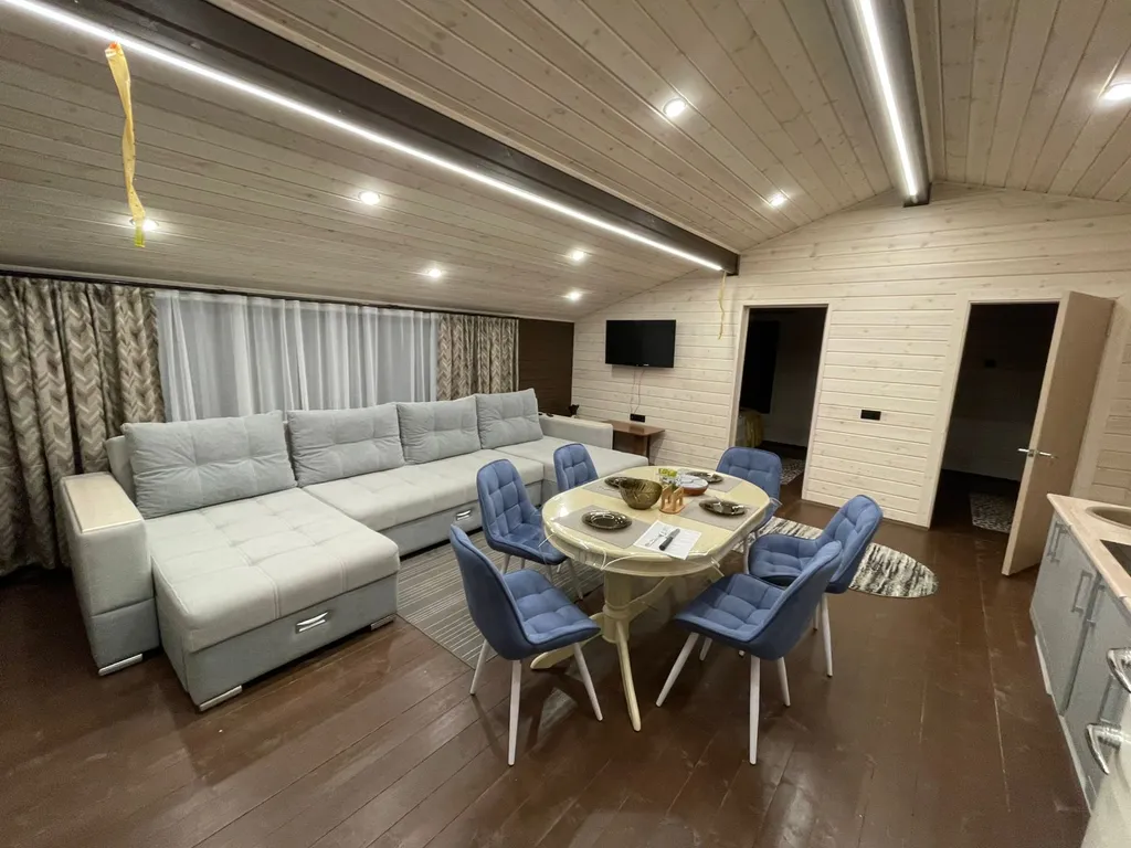 Коттедж Уютный домик на базе отдыха глэмпинге Салтыковские бани - Мир пара — Ганусово