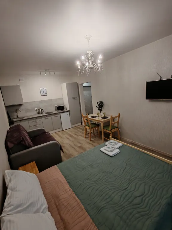 Комфортная студия рядом с аэропортом Толмачево и Экспоцентром