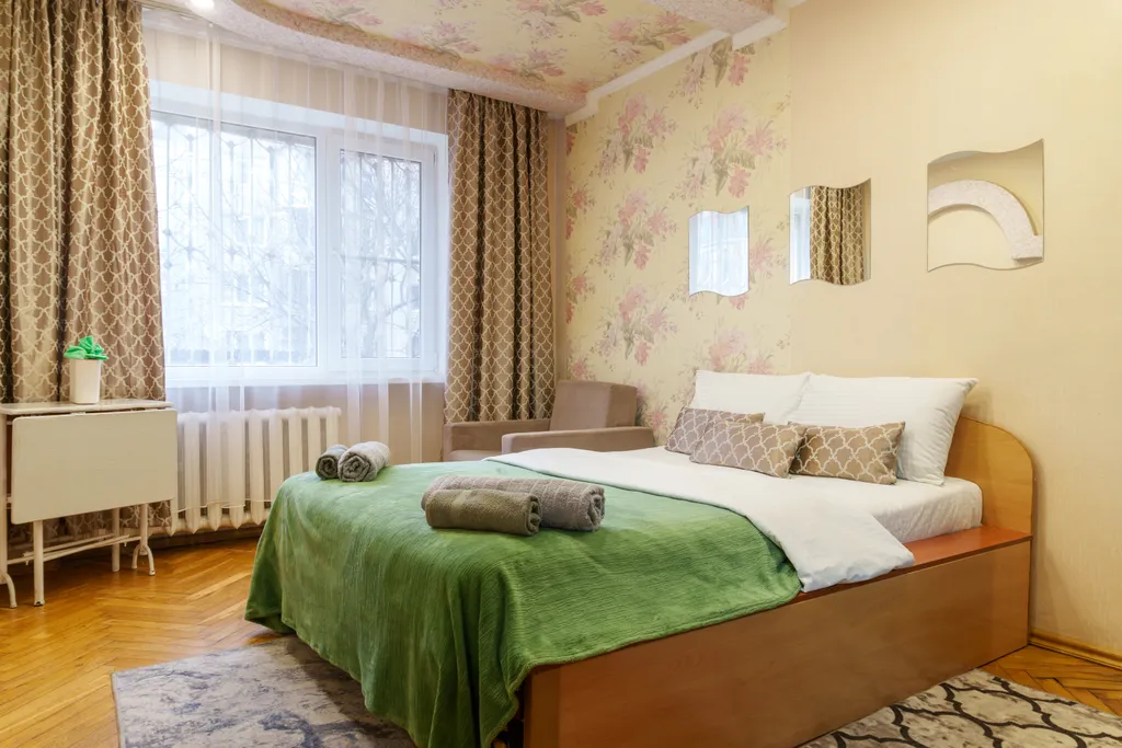 Комфортабельная трёхкомнатная квартира(7 гостей 5 спальных мест)