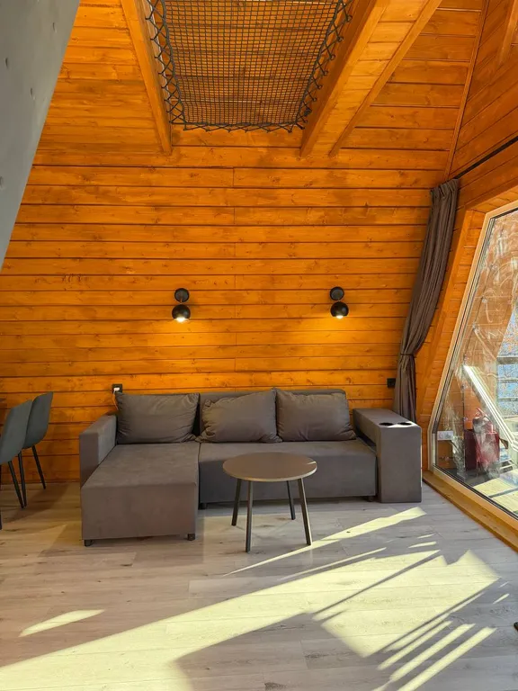 Дом A-Frame с купелью для Вашего уютного отдыха