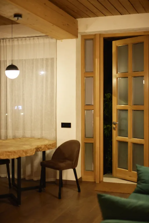 Студия Воздух с классной кухней в гостевом доме Пентакли в Красной Поляне