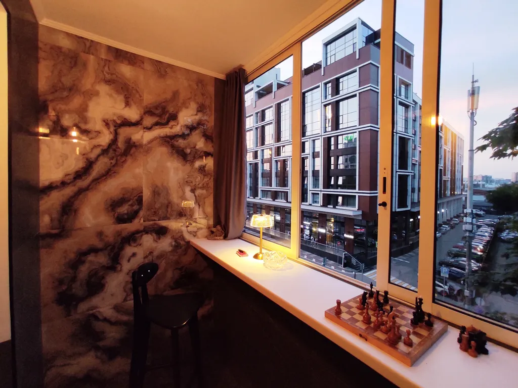 Квартира в Лефортово Вид на Деревья Лоджия