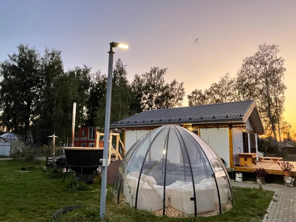 Коттедж Дом с баней в глемпинге Байкал — Павловский Посад