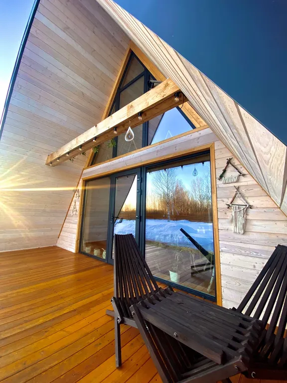 Дом А-фрейм в Завидово