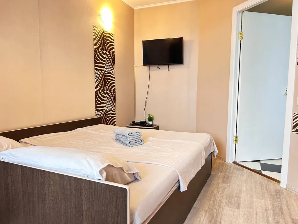 С видом на город, три раздельных спальных места