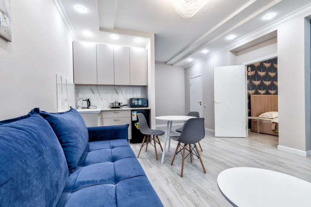 Элитные апартаменты с панорамным видом из окна в самом центре столицы