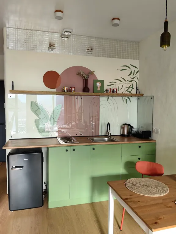 Boho apartment Tropical garden