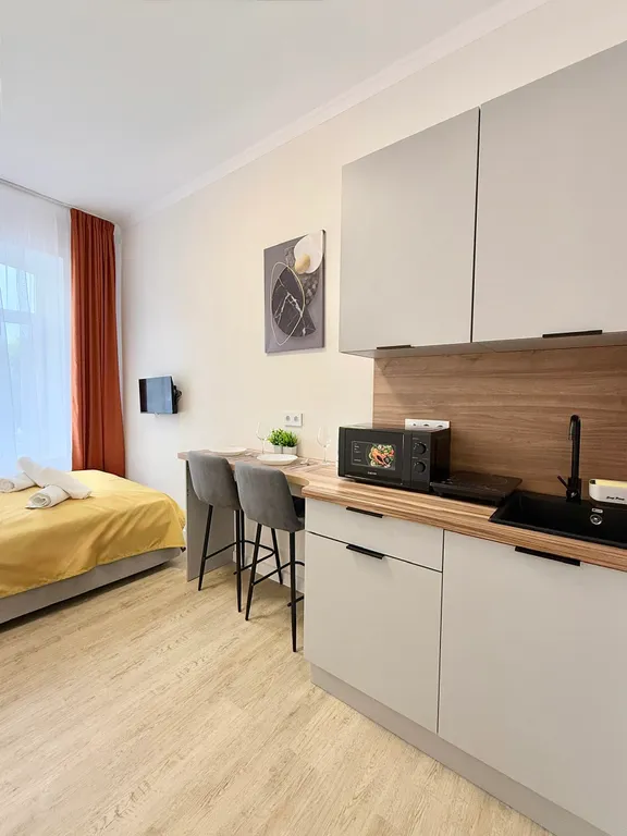 Квартира Квартира Новая студия на Якиманке в 2-х минутах от метро — Москва