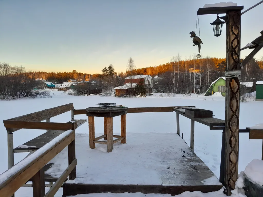 Дом на реке шале Венеция с чаном и вместительной банькой