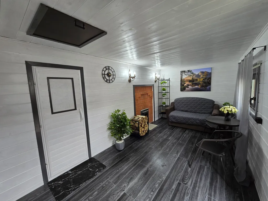 Дом с русской жаркой баней в Карелии