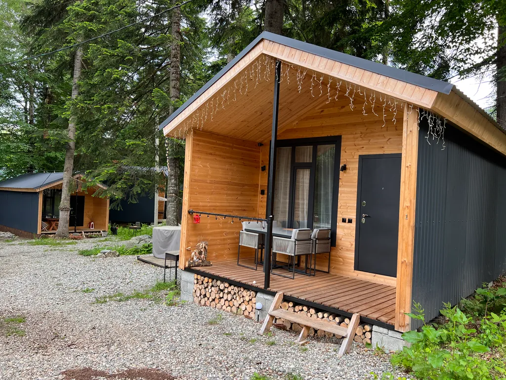 Эко домик в горах