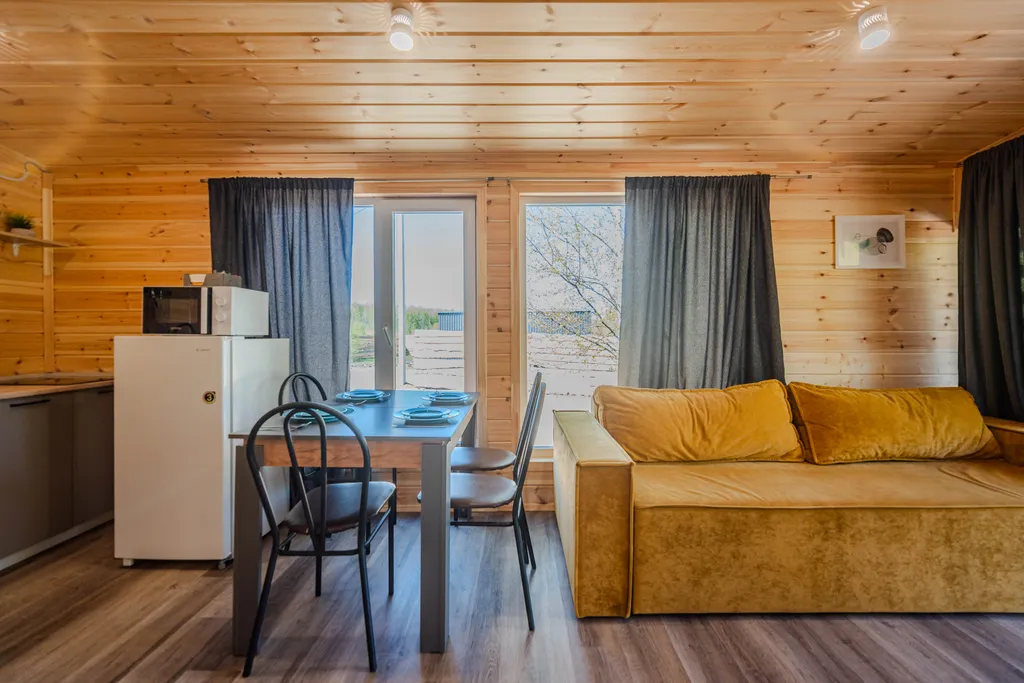 Уютный дом на 6 человек с баней и купелью Гармония