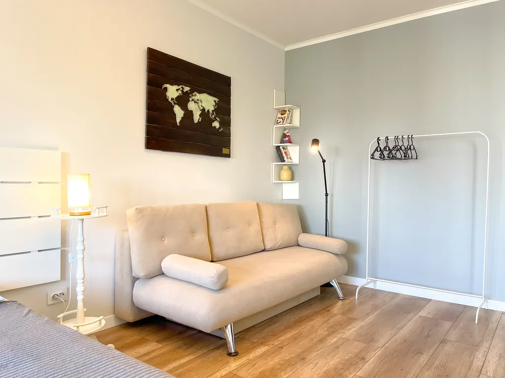 Уютная студия в скандинавской тематике