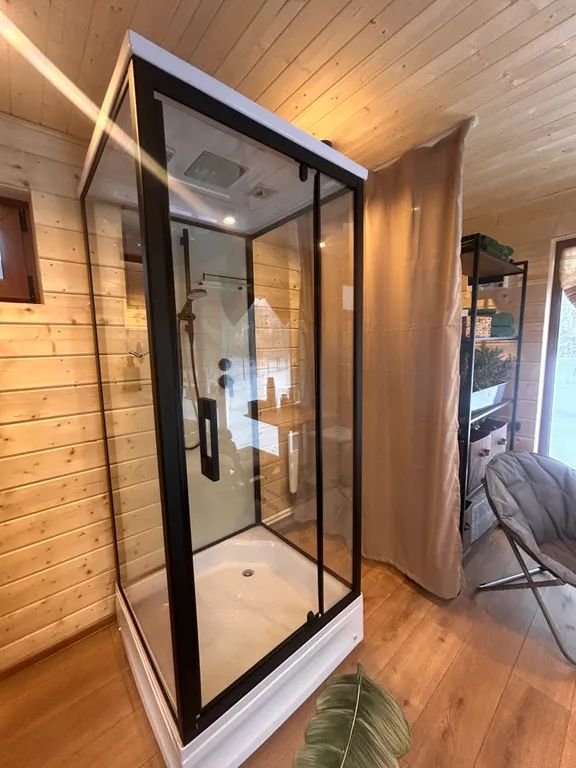 Баня на дровах с гостевым домиком