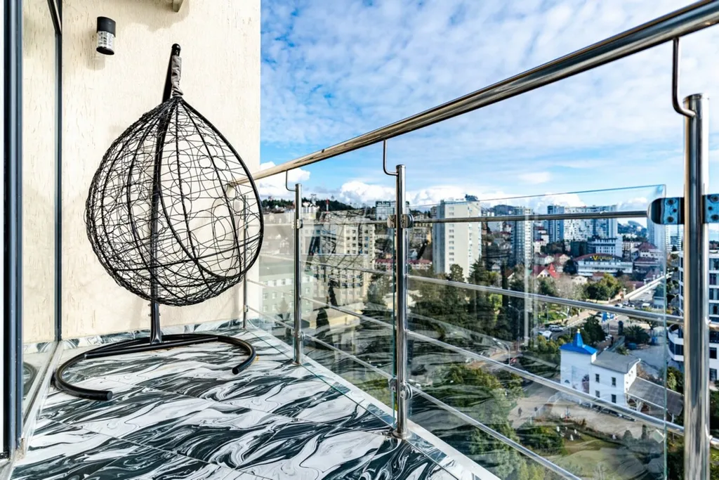 Трёхкомнатный люкс, вид на море, набережная и пляж в 5 минутах, центр