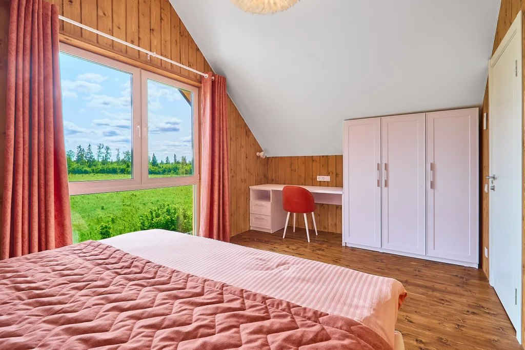 Коттедж Барнхаус с баней, видом на лес — Истра