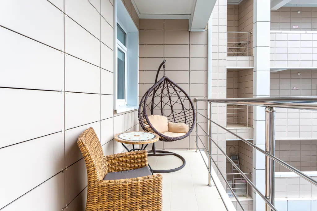 Просторная квартира с балконом и видом на море в ЖК Посейдон